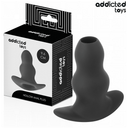 Addicted Toys plug anale cavo in silicone taglia M 9,6 cm