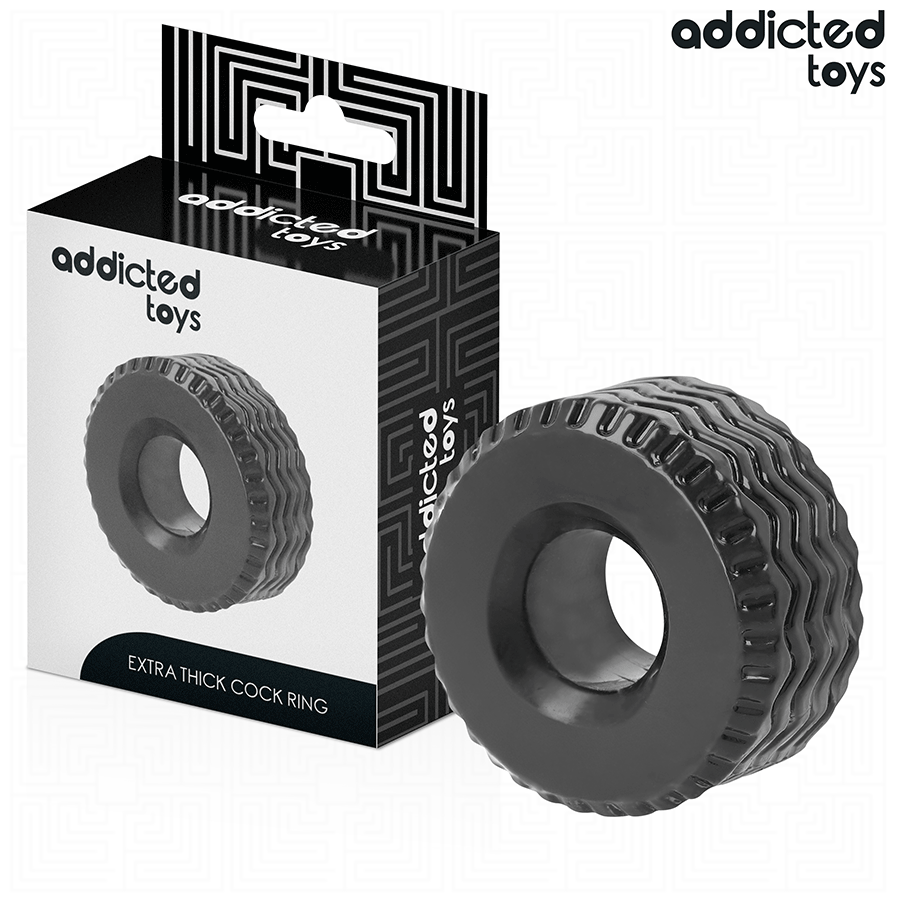 Addicted Toys Anello per Pene Extra Spesso in Silicone