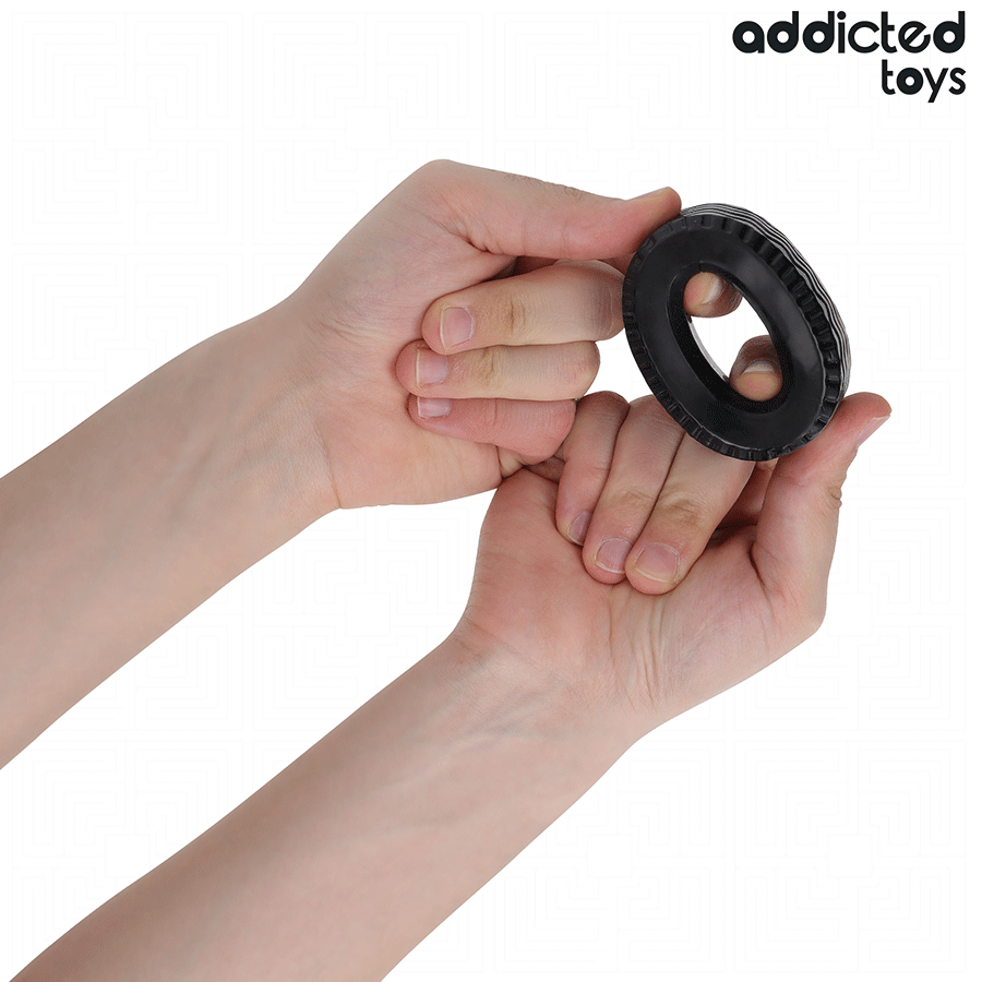 Addicted Toys Anello per Pene Extra Spesso in Silicone – immagine 2
