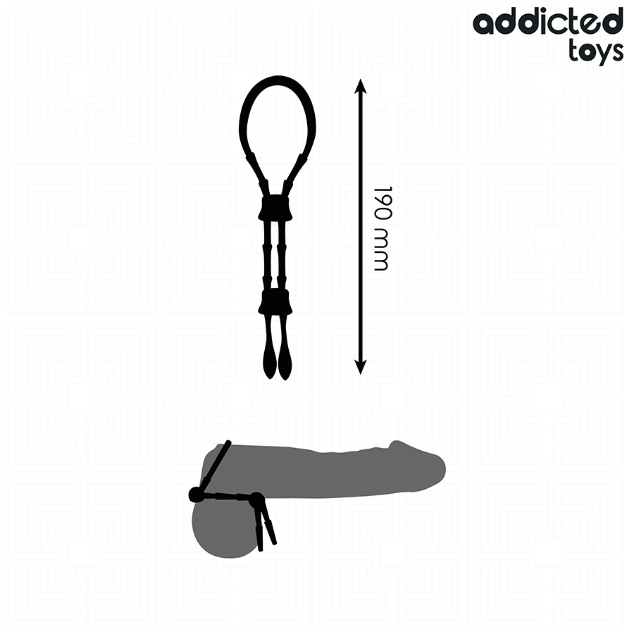 Addicted Toys Corda per Pene in Silicone Regolabile – immagine 4