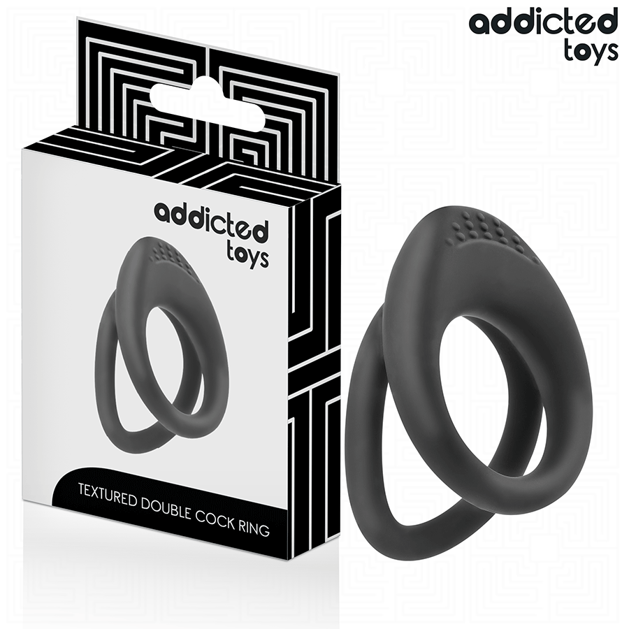 Addicted Toys Doppio Anello per Pene Testurizzato