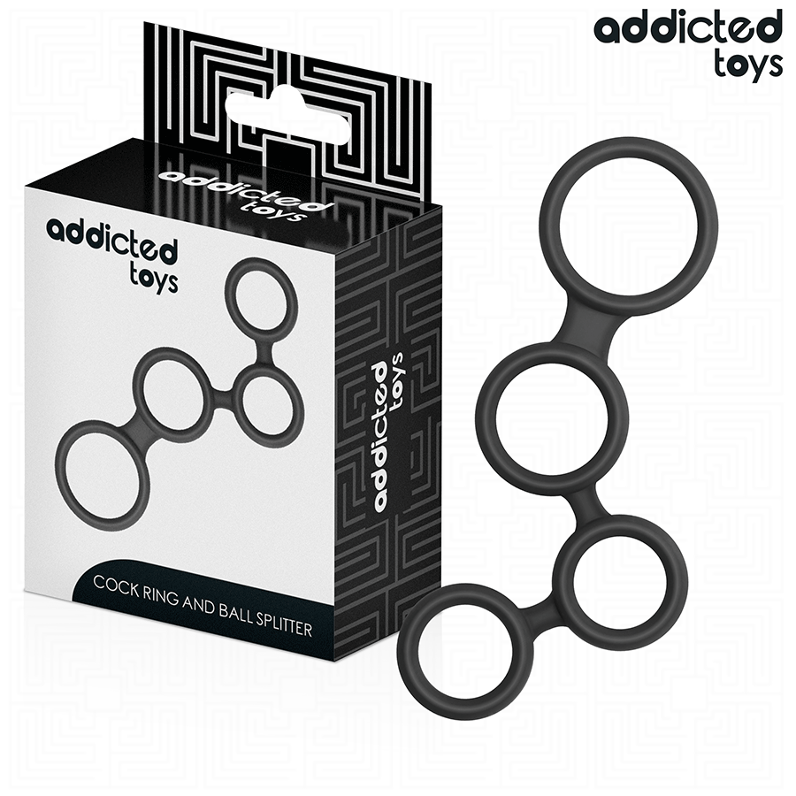 Addicted Toys Anello per Pene con Divisori per Testicoli