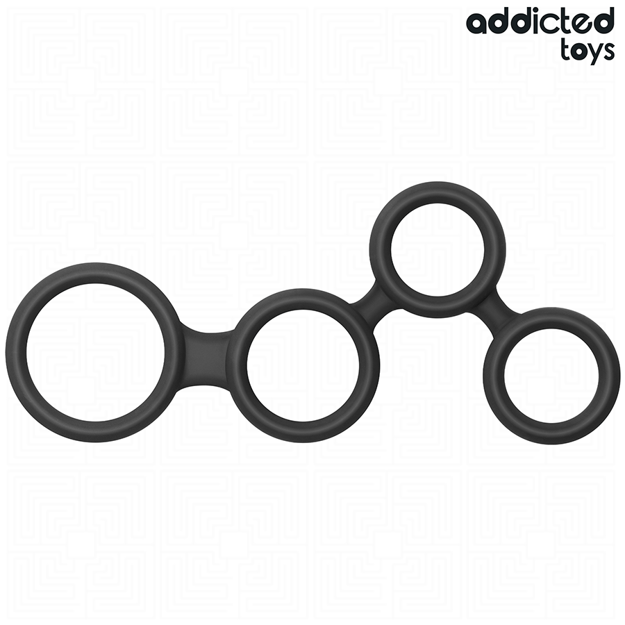 Addicted Toys Anello per Pene con Divisori per Testicoli – immagine 6