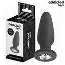Addicted Toys plug anale con gioiello in silicone taglia M