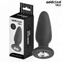 Addicted Toys plug anale con gioiello in silicone taglia L
