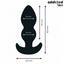 Addicted Toys plug anale a sfere in silicone taglia S – foto 4