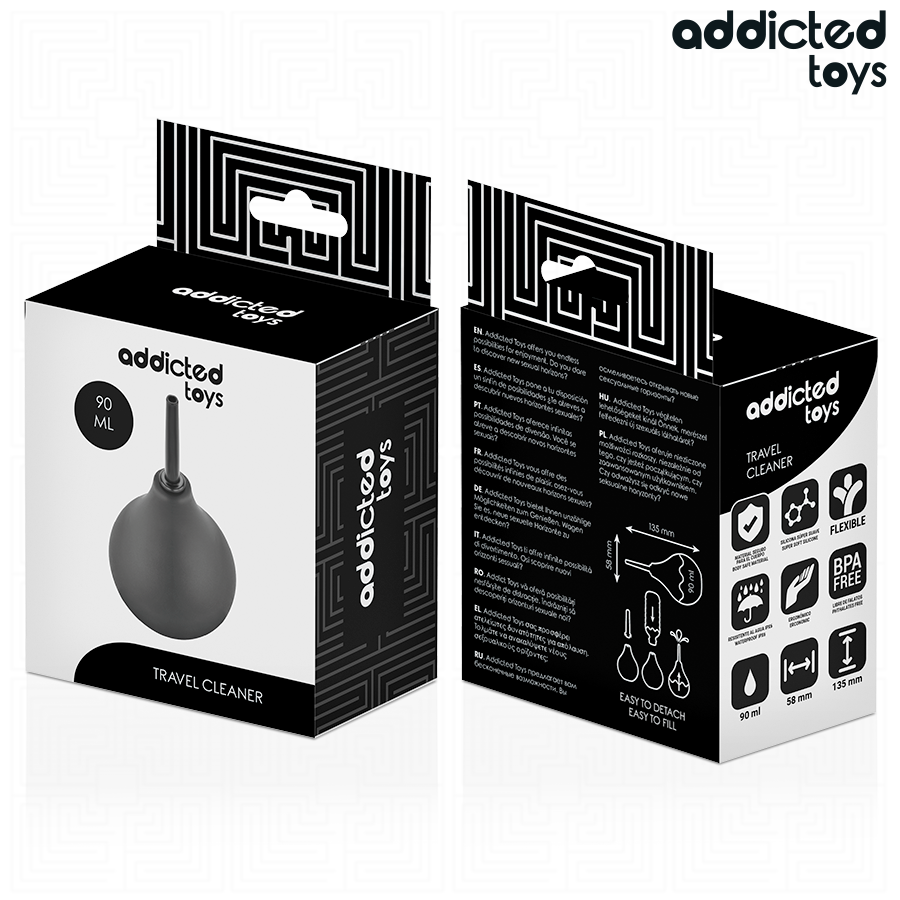 Addicted Toys Doccia Anale da Viaggio Taglia S 90 ml – immagine 7