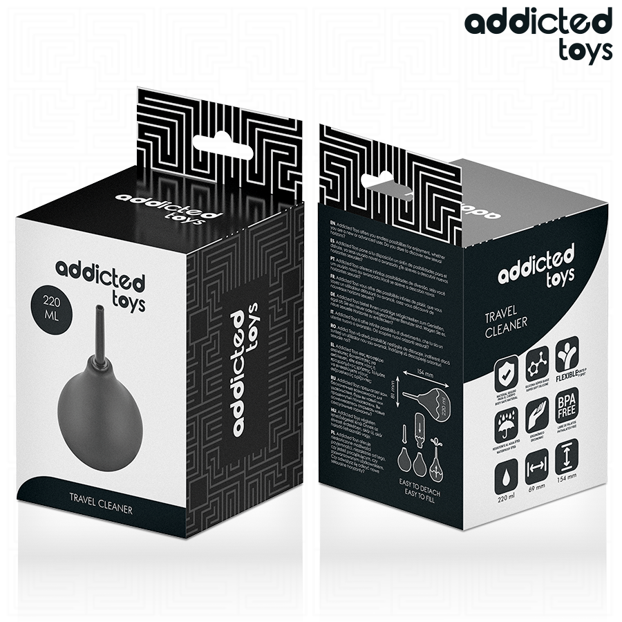 Addicted Toys Doccia Anale da Viaggio Taglia L 220 ml – immagine 7