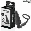 Addicted Toys plug anale con anello per testicoli modello 5 nero – foto 2
