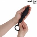 Addicted Toys plug anale con anello per testicoli modello 5 nero – foto 3
