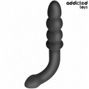 Addicted Toys massaggiatore anale doppio con sfere in silicone nero