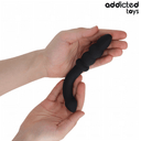 Addicted Toys massaggiatore anale doppio con sfere in silicone nero – foto 3