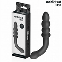 Addicted Toys massaggiatore anale doppio con sfere in silicone nero – foto 2