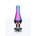 ToyJoy Twilight Bum Bijou plug anale con gioiello arcobaleno medio – foto 3