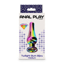 ToyJoy Twilight Bum Bijou plug anale con gioiello arcobaleno medio – foto 5