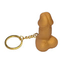 Diablo Picante Portachiavi Fischietto a Forma di Pene Color Oro