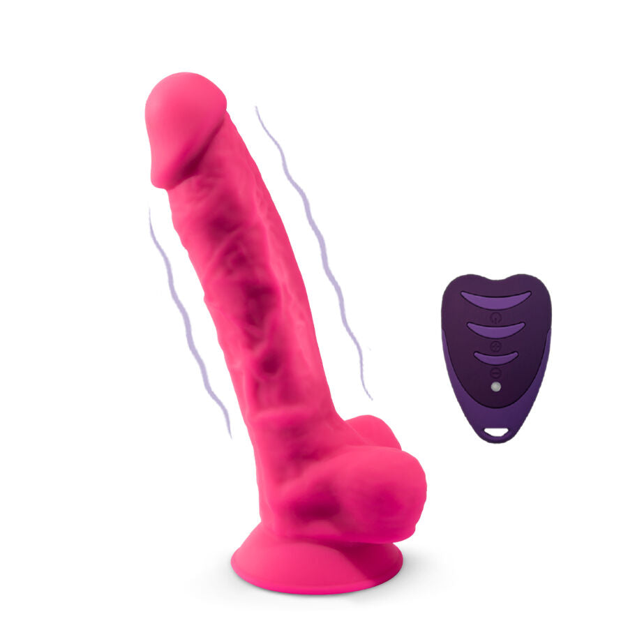 SilexD Model 18 Dildo Realistico Vibrante Rosa con Telecomando – immagine 4