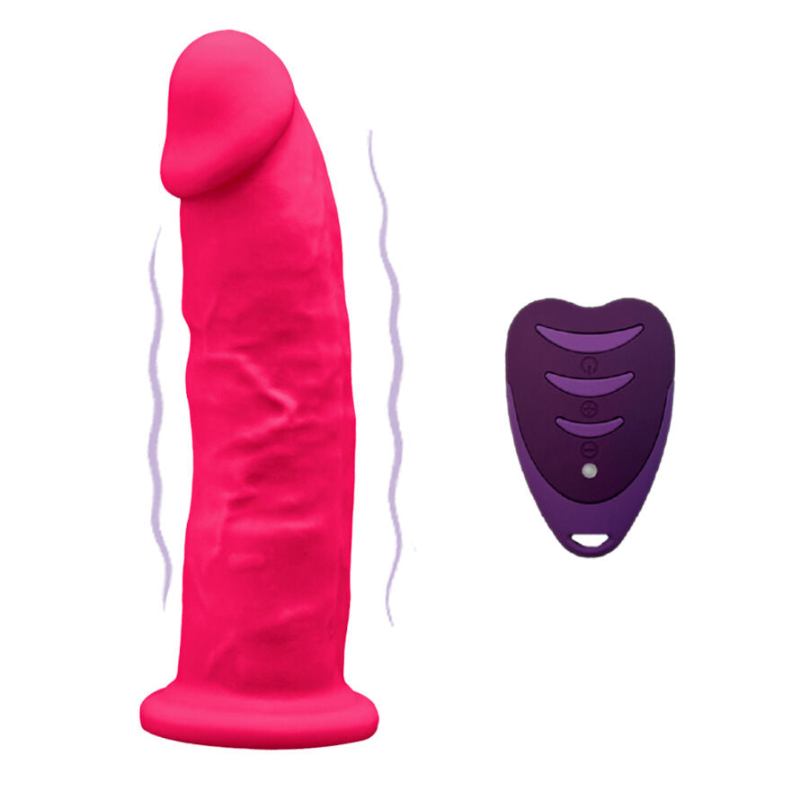 SilexD Model 2 Dildo Realistico Vibrante Rosa con Telecomando 20 cm