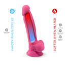 Silexd Modello 1 dildo realistico rosa fluorescente 17,5 cm – foto 4