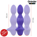ONINDER Cute Love Butt plug anale vibrante con app viola – foto 2