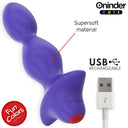 ONINDER Cute Love Butt plug anale vibrante con app viola – foto 5