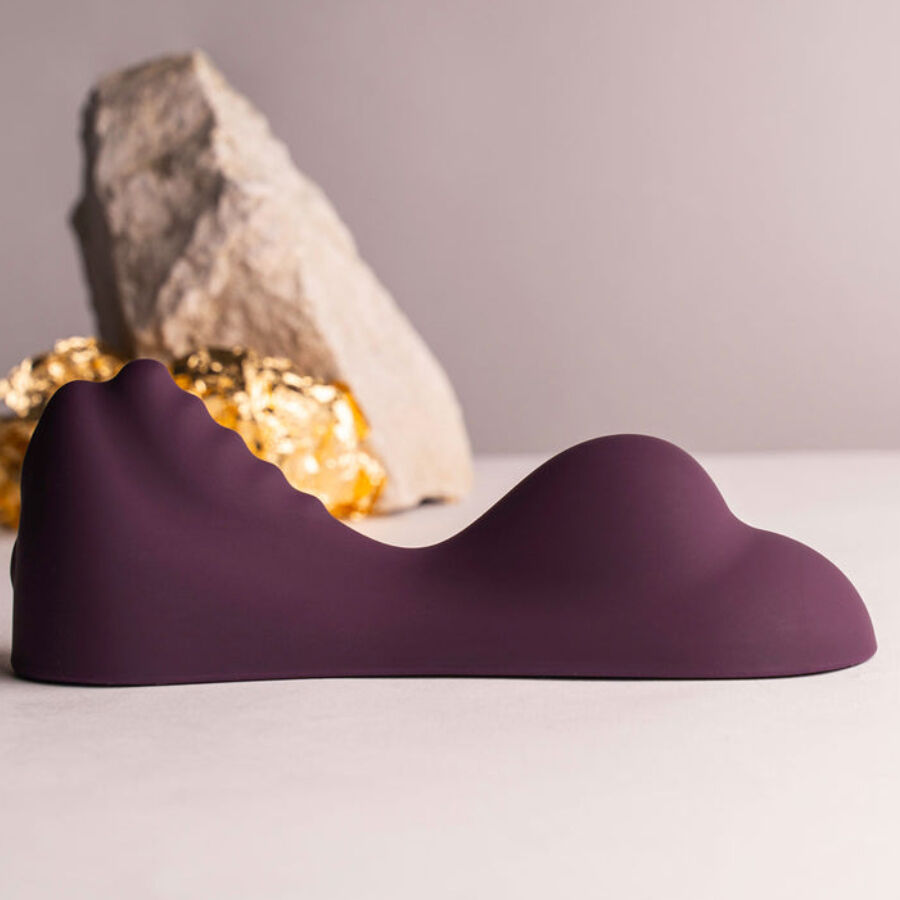 Rocks-Off Ruby Glow Vibratore da Seduta Viola – immagine 4