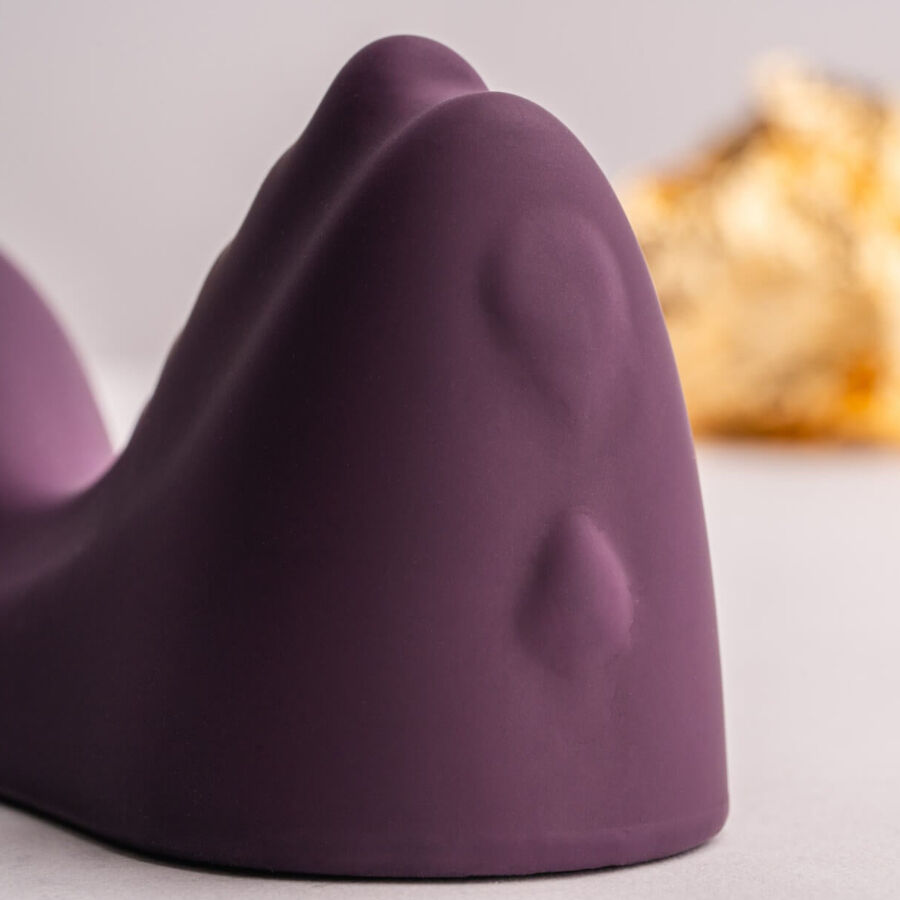Rocks-Off Ruby Glow Vibratore da Seduta Viola – immagine 3