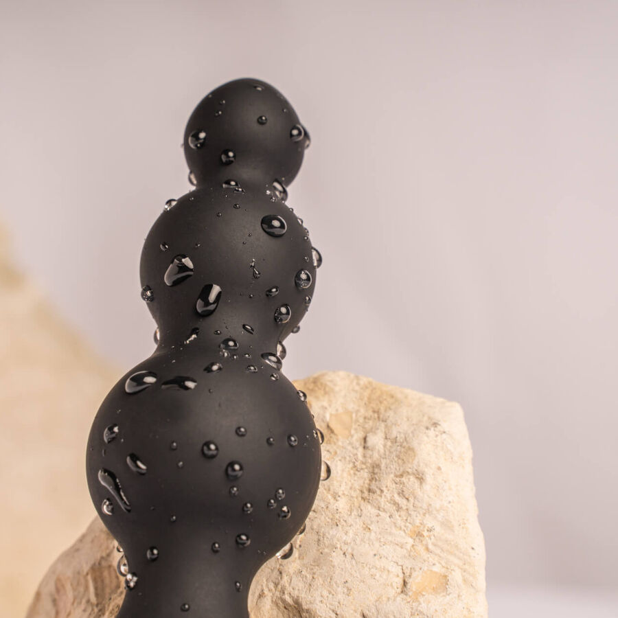 Rocks-Off Petite Sensations Bubbles Plug Anale Vibrante Nero – immagine 4