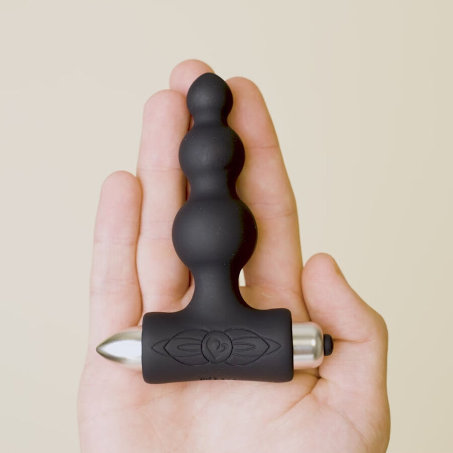 Rocks-Off Petite Sensations Bubbles Plug Anale Vibrante Nero – immagine 6