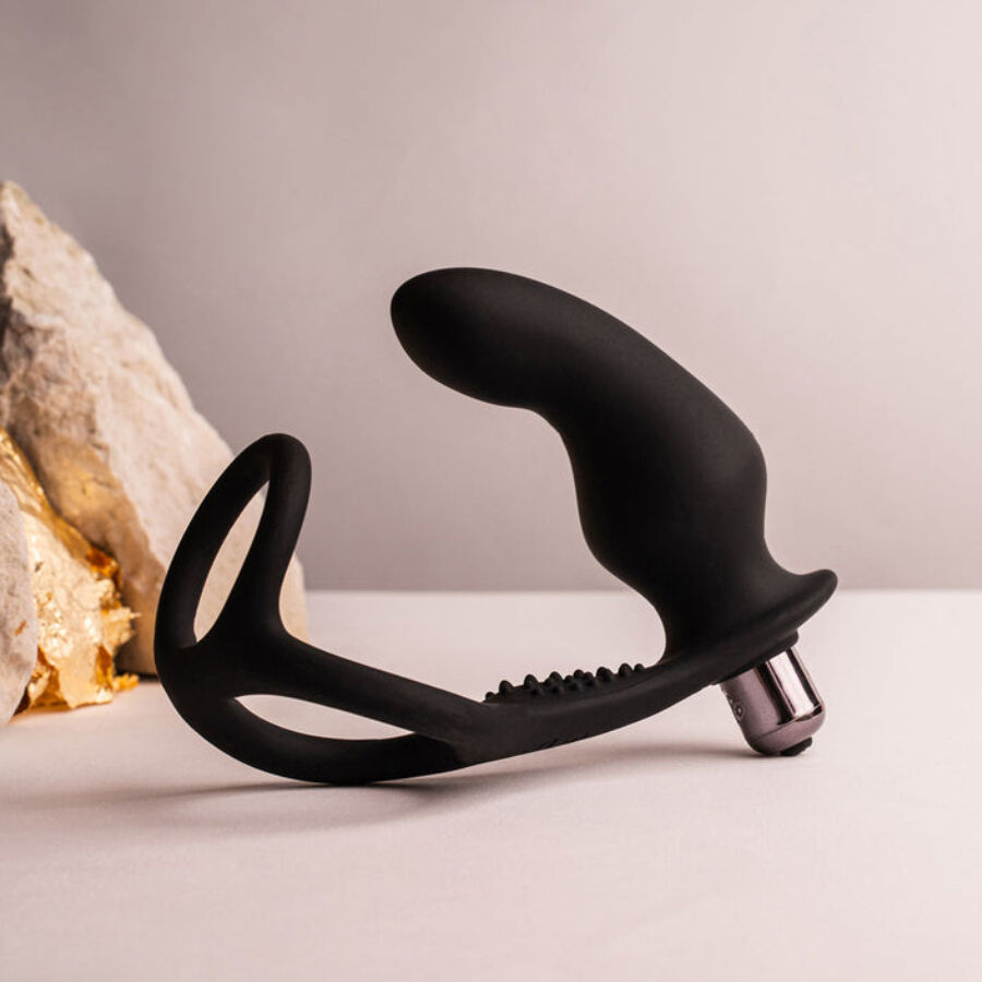 Rocks-Off Ro-Zen Pro Plug Anale con Anello Vibrante per Pene e Testicoli – immagine 4
