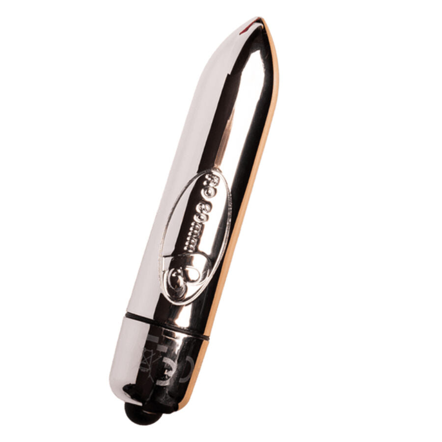 Rocks-Off RO-80 Chrome Bullet Vibrante Argento