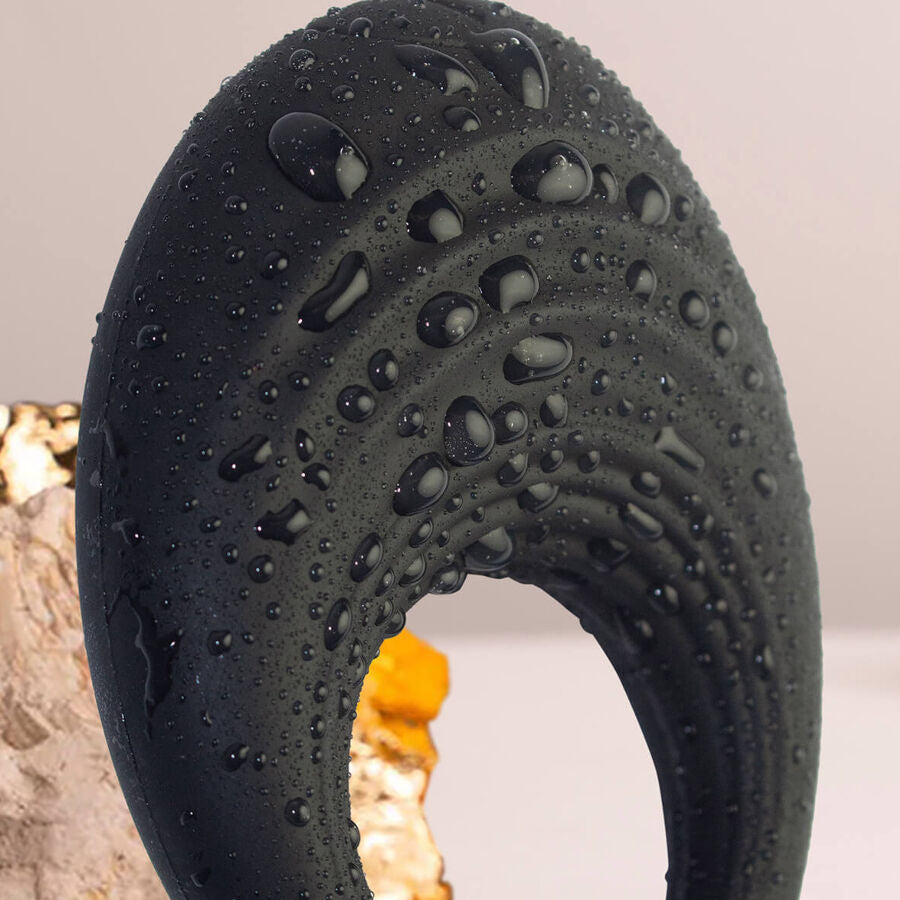 Rocks-Off Spire Anello Vibrante per Pene Ricaricabile Nero – immagine 5