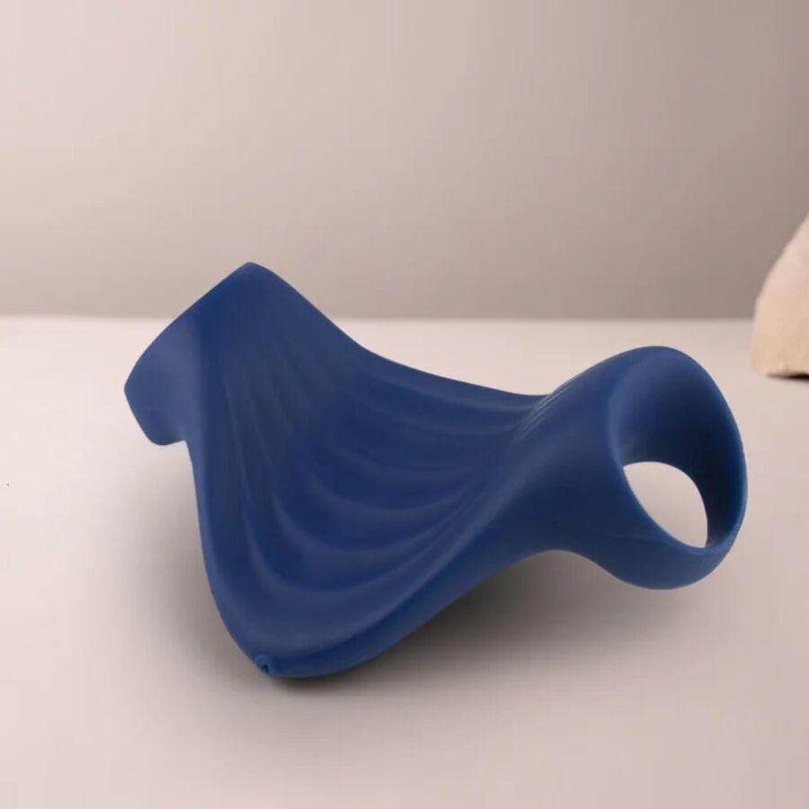 Rocks-Off Palm Masturbatore Vibrante Flessibile Blu – immagine 3