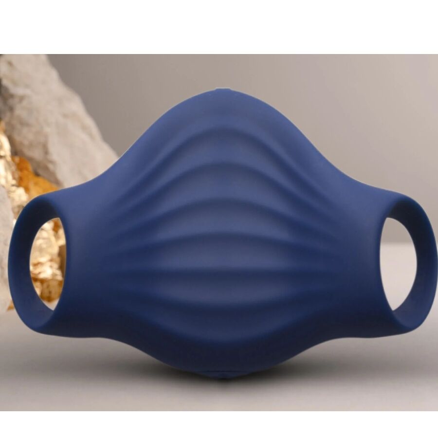 Rocks-Off Palm Masturbatore Vibrante Flessibile Blu – immagine 4