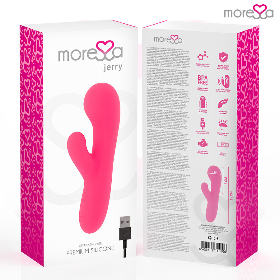 Amoressa Jerry Vibratore Punto G e Clitoride Doppio Motore – immagine 7