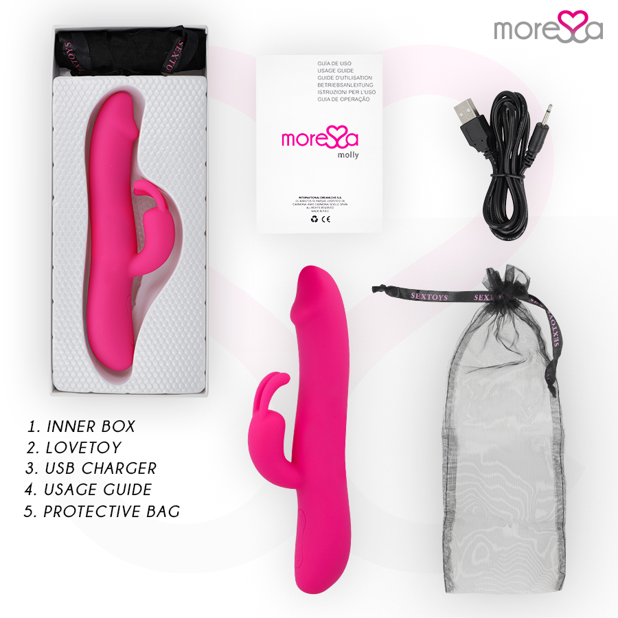 Amoressa Molly Vibratore Rabbit Pulsante – immagine 6
