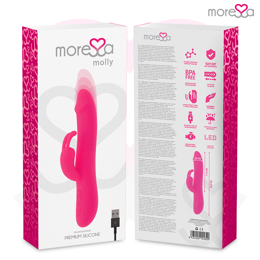 Amoressa Molly Vibratore Rabbit Pulsante – immagine 7
