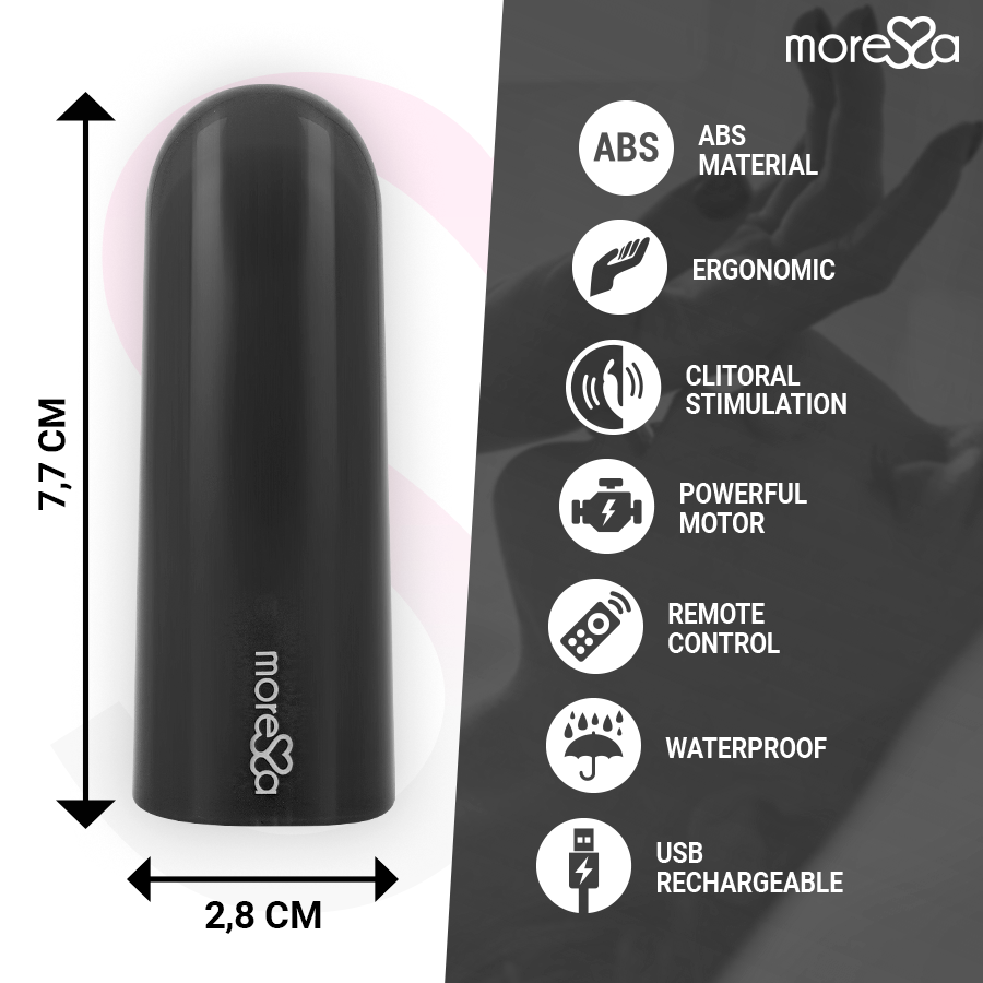 Amoressa Nix Vibratore con Telecomando Nero – immagine 4