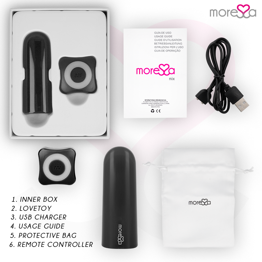 Amoressa Nix Vibratore con Telecomando Nero – immagine 6
