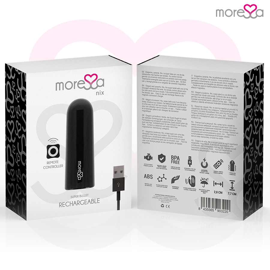 Amoressa Nix Vibratore con Telecomando Nero – immagine 7