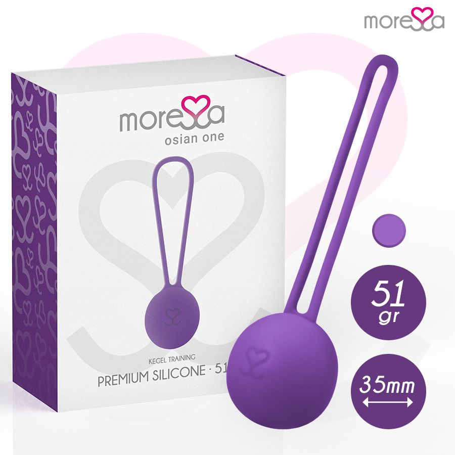 Amoressa Osian One Palline Vaginali in Silicone Premium Lilla