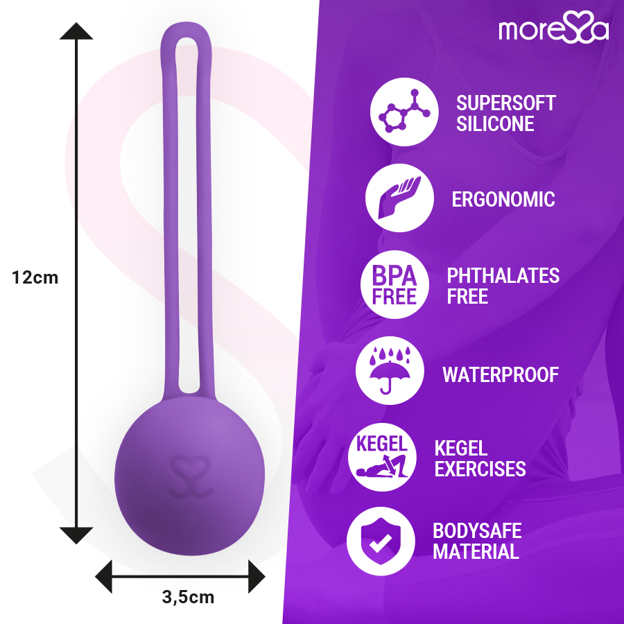 Amoressa Osian One Palline Vaginali in Silicone Premium Lilla – immagine 4