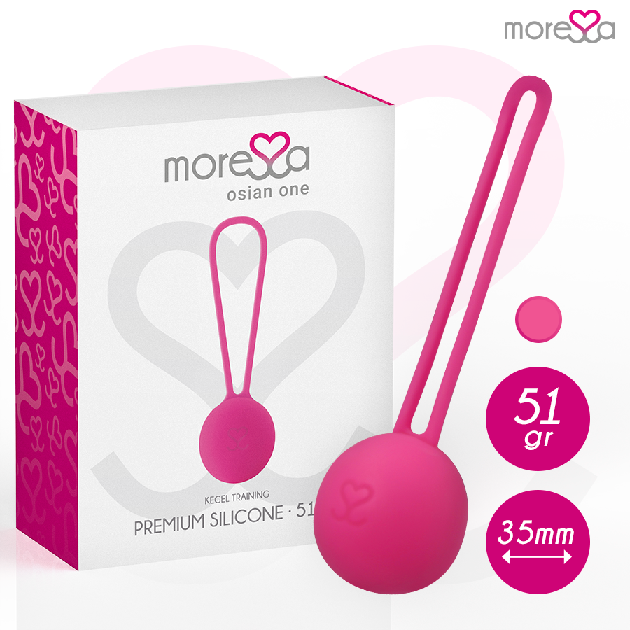 Amoressa Osian One Palline Vaginali in Silicone Premium Rosa