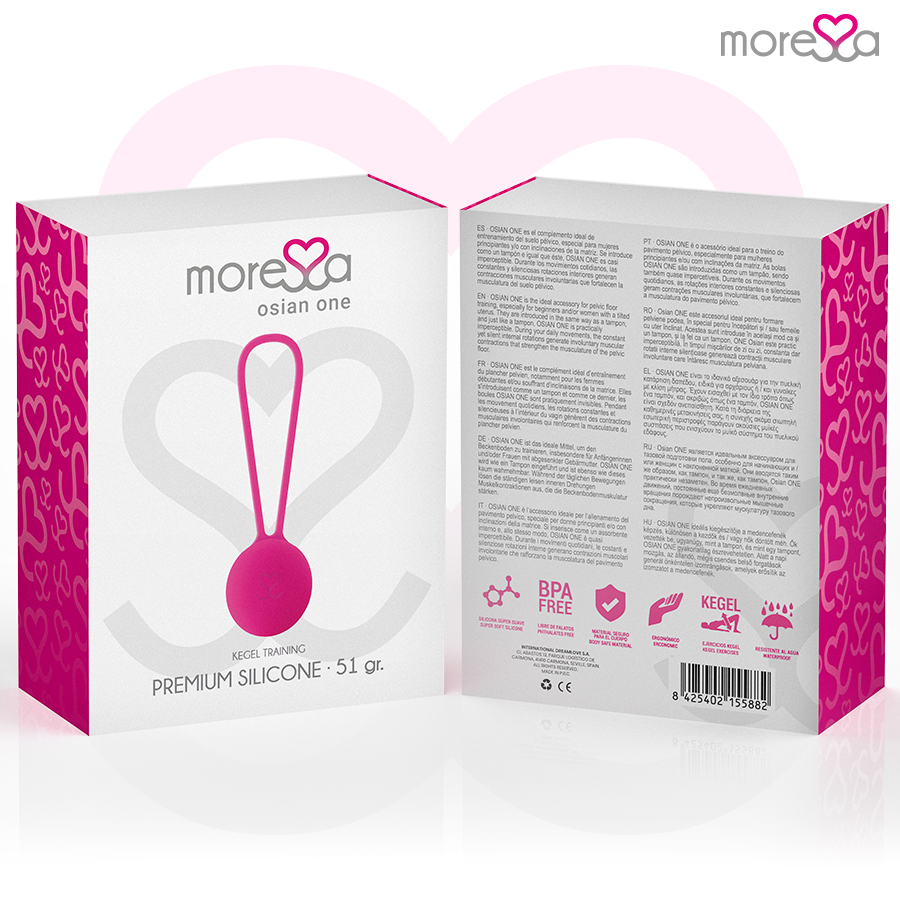 Amoressa Osian One Palline Vaginali in Silicone Premium Rosa – immagine 7