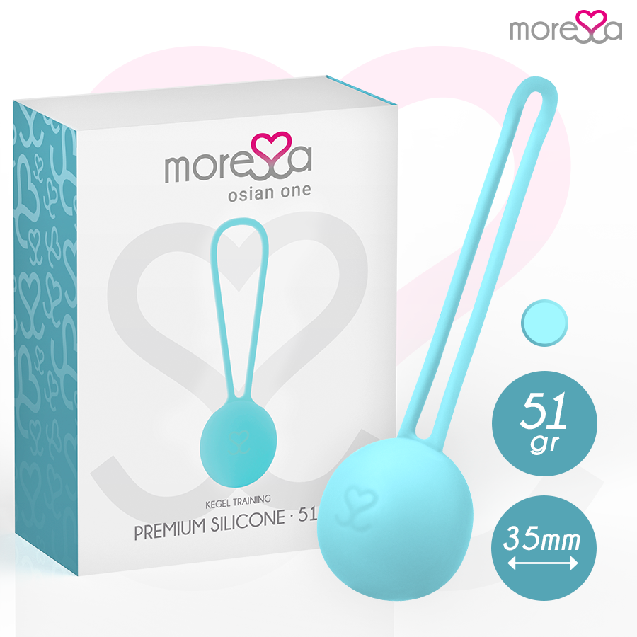 Amoressa Osian One Palline Vaginali in Silicone Premium Turchese