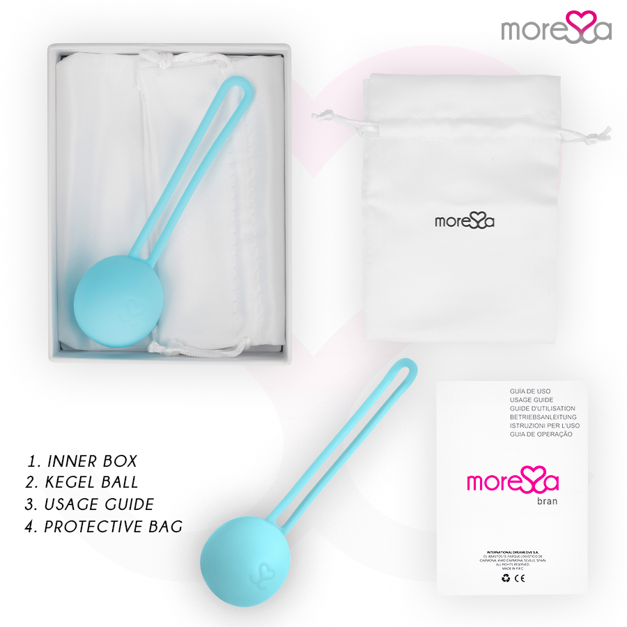 Amoressa Osian One Palline Vaginali in Silicone Premium Turchese – immagine 6