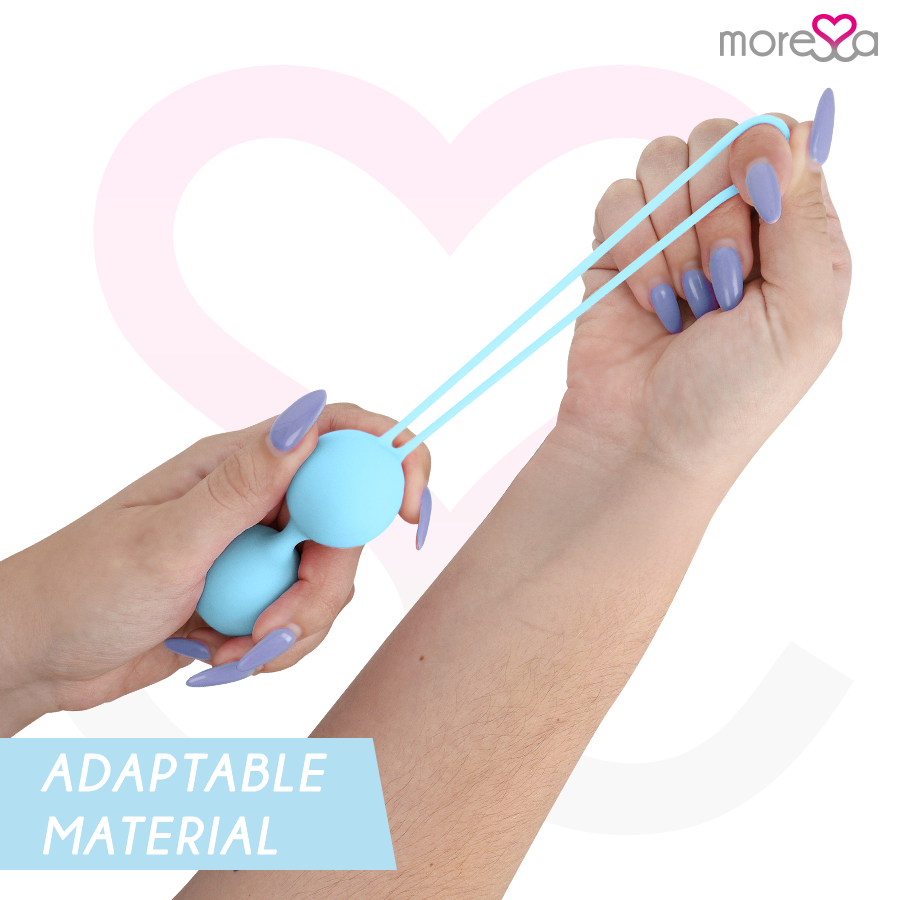 Amoressa Osian Three Palline Vaginali in Silicone Premium Turchese – immagine 3