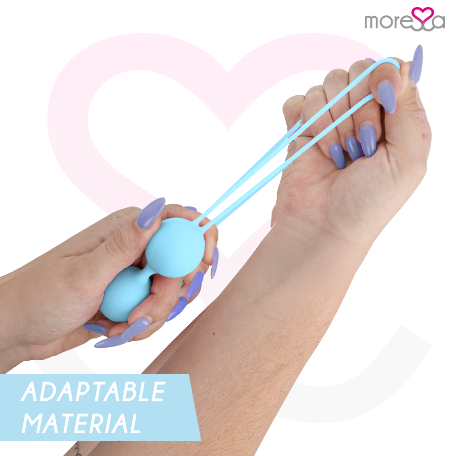 Amoressa Osian Two Palline Vaginali in Silicone Premium Turchese – immagine 3