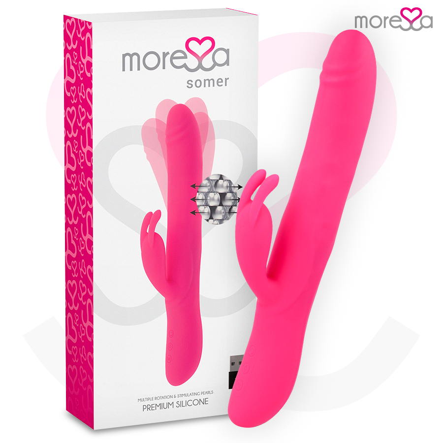 Amoressa Somer Vibratore Rabbit a Rotazione Multipla