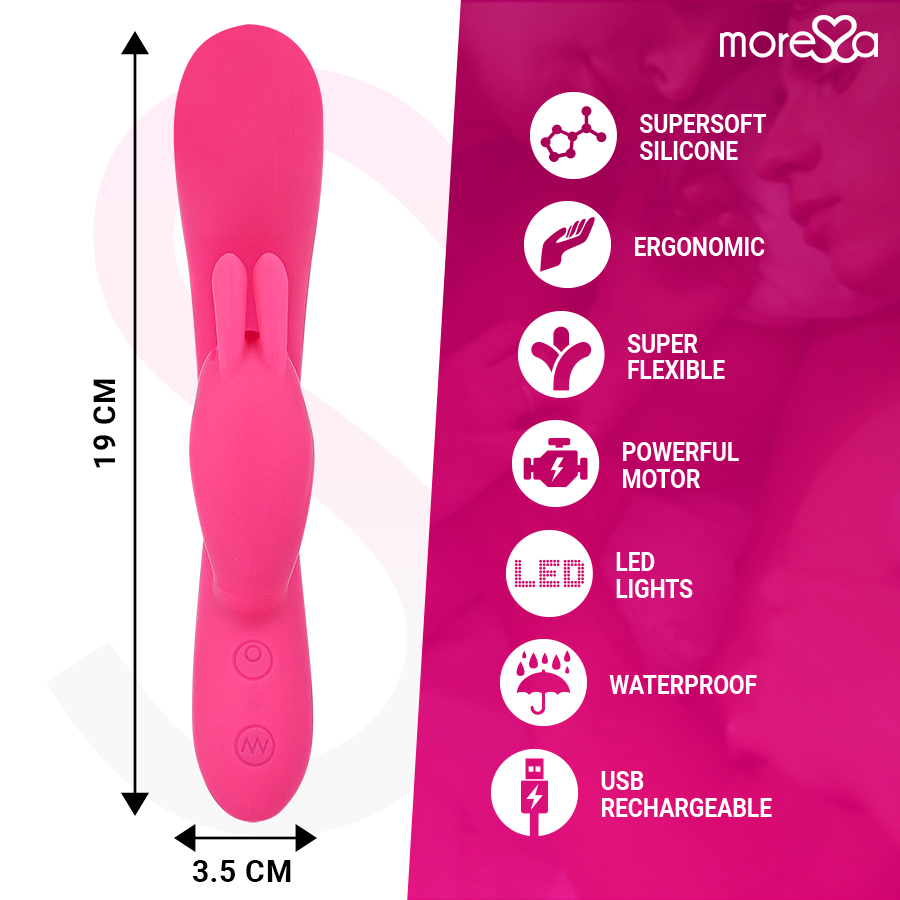 Amoressa Telmo Vibratore Rabbit Curvo – immagine 4